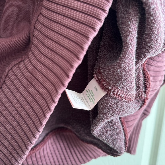 Aerie | Deep Purple Quarter-Zip Sweatshirt | Medium - Picture 3 of 7